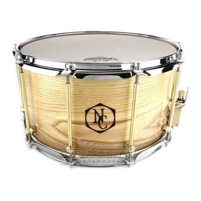 Noble & Cooley Solid Shell Classic Ash Snare Drum 14x8 Natural Oil