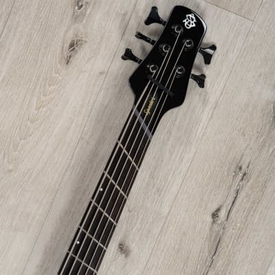 Mint Spector NS Dimension 5 HP Multi-Scale 5-String Bass, Ebony Fretboard, EMG 45DC, Plum Crazy Gloss image 9