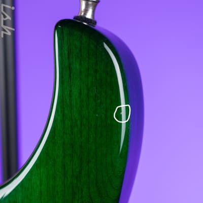 JP Guitars Luna Emerald Green Quilt image 18