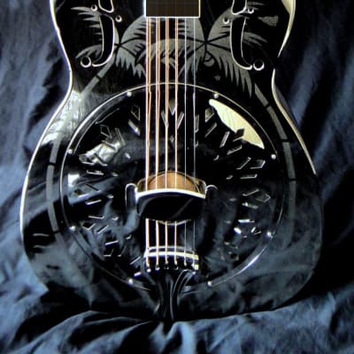 Duolian Resonator Guitar - Nickel/Chrome 'Islander' Body image 4