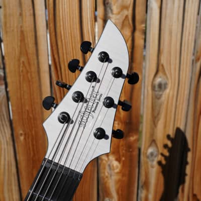 Schecter DIAMOND SERIES KM-7 MK-III Legacy  - Transparent White Satin 7-String Electric Guitar (2023) image 7