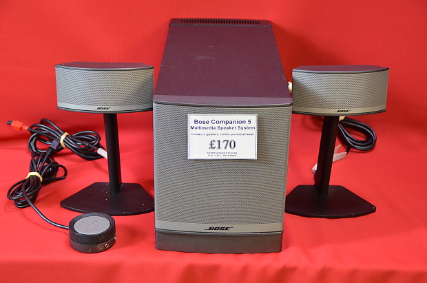 Bose Companion 5 Multimedia Speaker System - Complete - Fully Functional