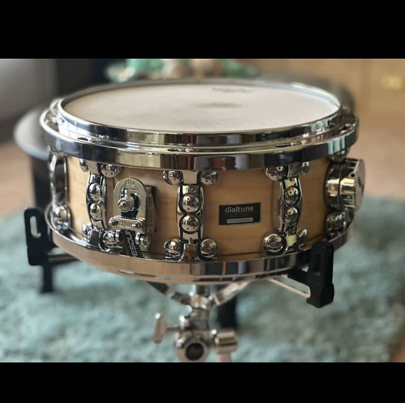 Dialtune Maple Snare Drum 2021 Natural Wood