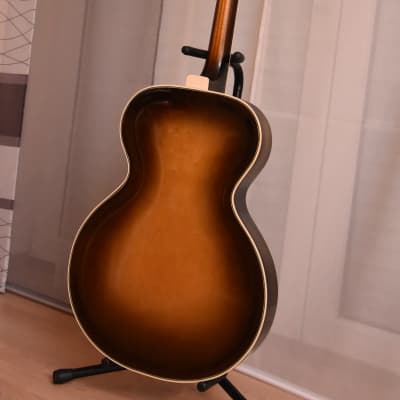 Martin Graubner Lux – 1950s German Vintage Carved Solid Archtop Jazz Guitar / Gitarre imagen 10
