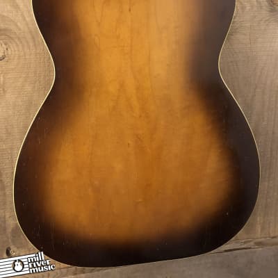 Dobro Deluxe Wood Body Resonator Acoustic Guitar Sunburst 1993 w/ HSC image 5