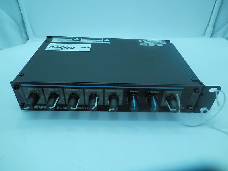 Shure SCM262 stereo mixer used image 1