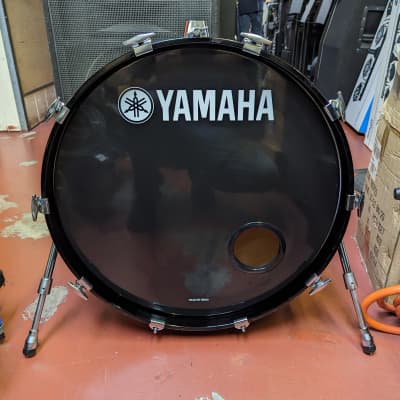 Super Clean! 1980s/1990s Yamaha Japan Rock Tour Custom Black Lacquer 16 x 22" Bass Drum - Looks Fantastic - Sounds Great! image 9