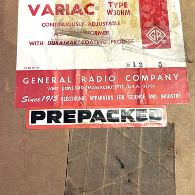 NOS Extremely Rare General Radio W30HM Variac Made in 1966 image 11