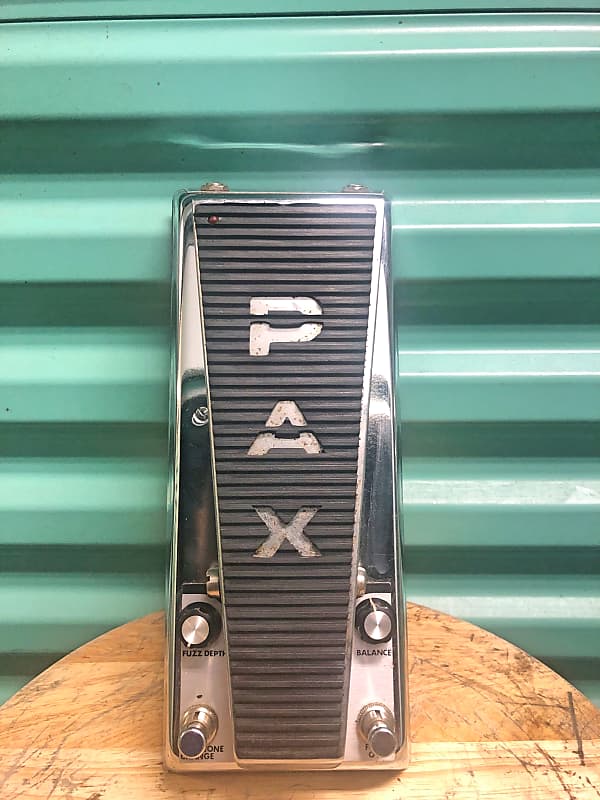 Pax Pedal Number One Fuzz/Wah 70s Chrome | Reverb