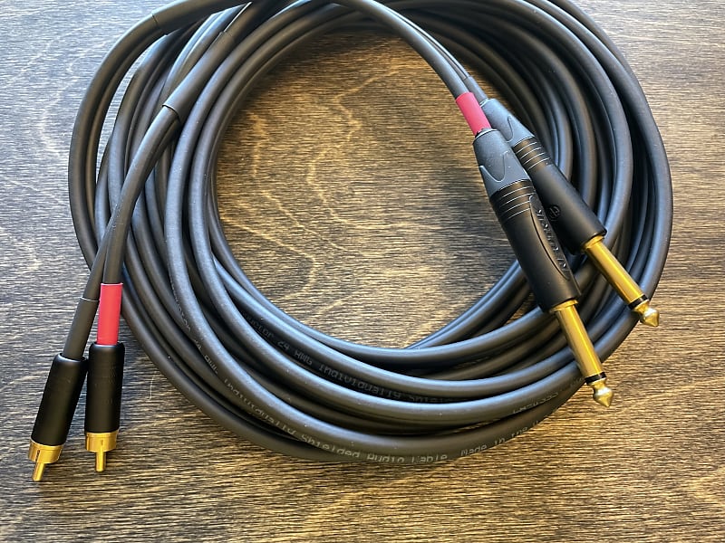 Dual RCA to 1/4