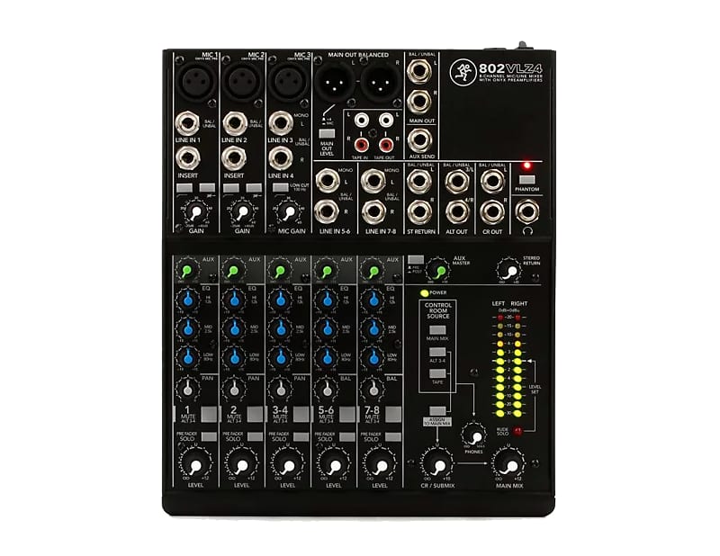 Mackie 802VLZ4, 8-channel Ultra Compact Mixer with High Quality Onyx Preamps image 1