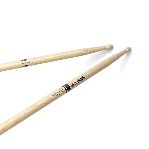 Promark Classic Attack Shira Kashi™ Oak 5B Wood Tip Drumstick image 1