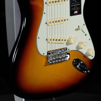 Fender American Vintage II 1961 Stratocaster Electric Guitar 3-Color Sunburst image 3