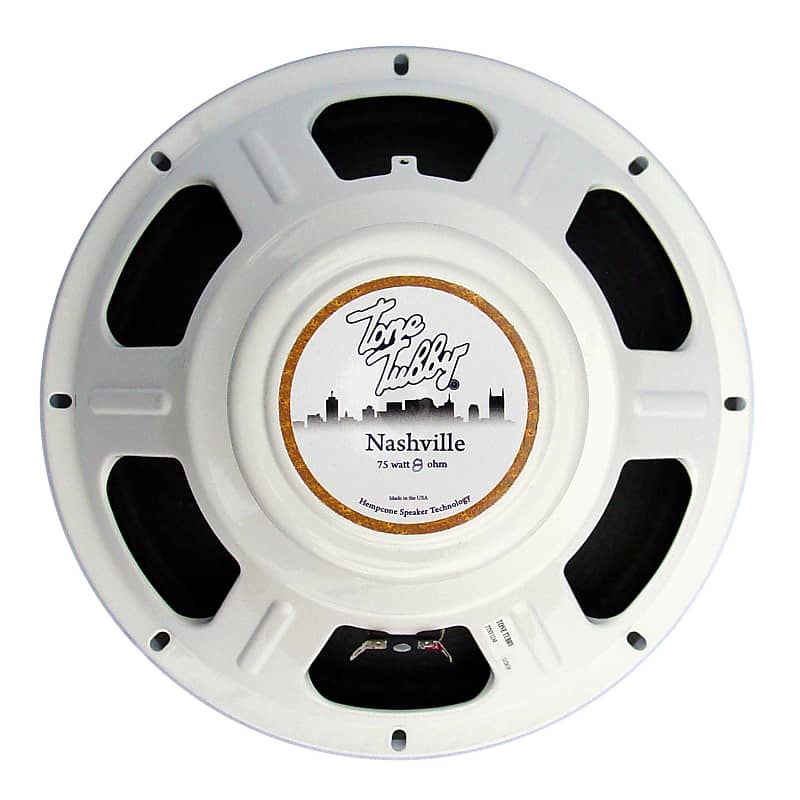 Tone Tubby 12" Nashville Alnico Hemp Cone Guitar Speaker 8 Reverb