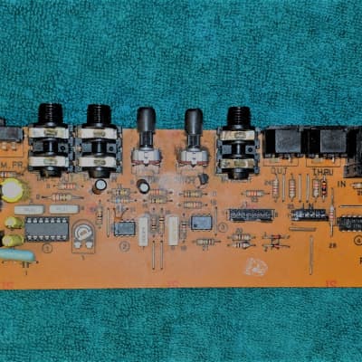 Crumar Bit One Synthesizer P1104 MIDI Input/Output Board PCB Parts 1986 image 1