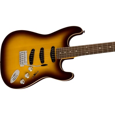Fender Aerodyne Special Stratocaster Guitar, Rosewood Fretboard, Chocolate Burst image 2