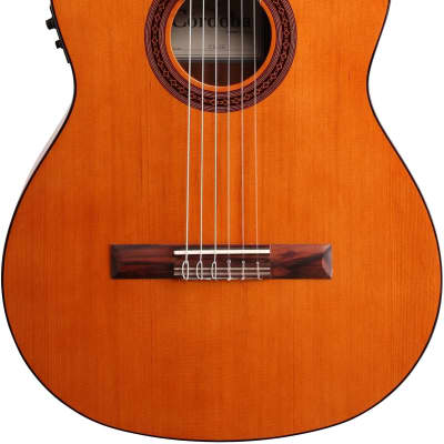 Cordoba C5-CE Classical Acoustic-Electric Guitar Natural, Solid Cedar Top image 1