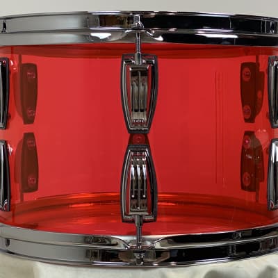 Ludwig 18/12/14/5x14" Vistalite Jazzette Drum Set - Pink Vistalite w/ Exclusive 18" BD! image 13
