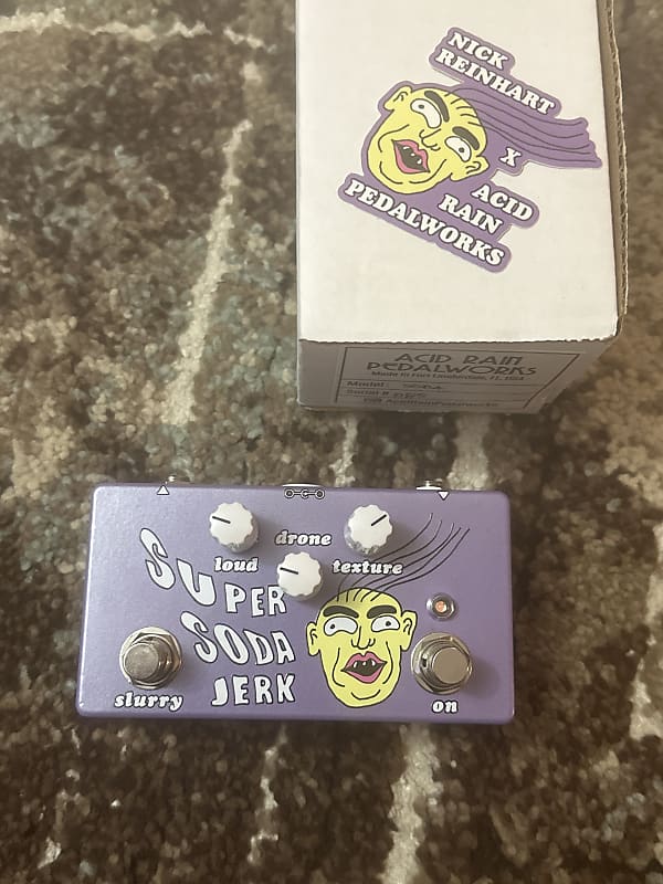 Acid Rain Pedalworks Super Soda Jerk Fuzz 2023 Purple Reverb