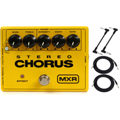 MXR M134 Stereo Chorus Guitar Effects Pedal with Cables image 1