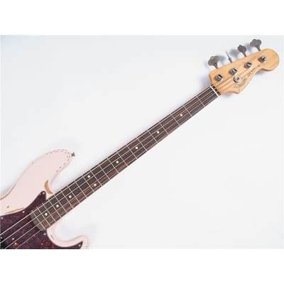 Fender Flea Jazz Bass, Roadworn, Shell Pink image 7