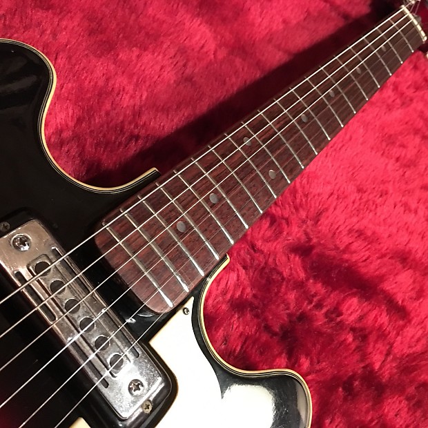 早い者勝ち Teisco EP-1L 1960s MIJ Vintage Hollow body Dark Red Sunburst ギター