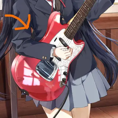 ブルゾン ※akko※様 🎻K-on! guitar 🎻 中野梓 輕音少女 NAKANO AZUSA K on けいおん