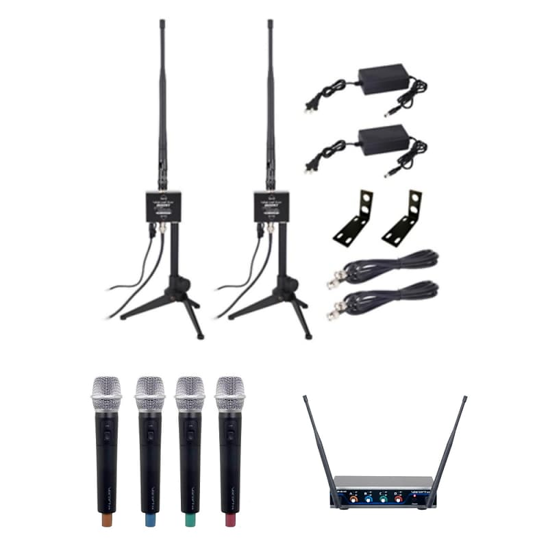 VOCOPRO BOOST-ACAPELLA-4 Long Range Digital Wireless Handheld Microphone  Package