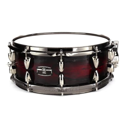 Yamaha Live Custom Hybrid Oak Snare Drum 14x5.5 Uzu Magma Sunburst image 3
