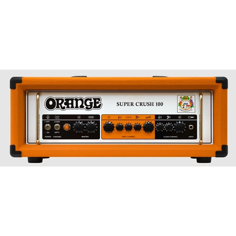 Orange Amplification Super Crush 100 Guitar Amplifier Head (Orange) image 1