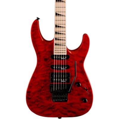 Jackson  JS34Q Dinky DKAM Electric Guitar 2023 -  Transparent Red image 1