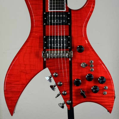B.C. Rich Custom Shop Bich 10 Supreme 2024 - Transparent Red image 1