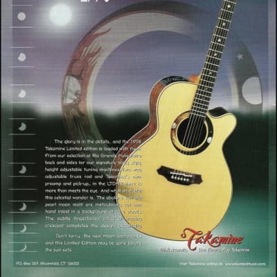 Takamine ltd deals 1998