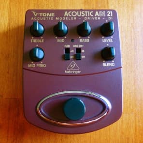 Behringer ADI21 V-Tone Acoustic Amp Modeler Preamp DI