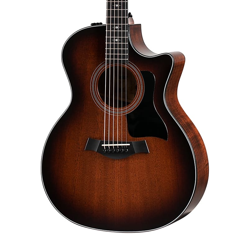 Taylor 324ce Grand Auditorium Acoustic-Electric Guitar - Mahogany Top with Mahogany Back and Sides image 1