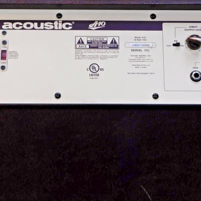 2022 Acoustic A40 40W 1x8" Acoustic Guitar Combo Amp w/ Reverb, Chorus, Delay, Flanger! VERY NICE!!! image 6