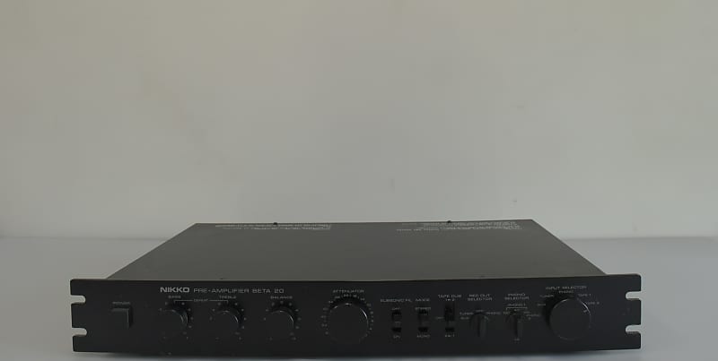 Nikko Stereo Pre-Amplifier Model Beta 20.  			