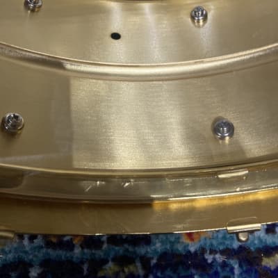 Ludwig - 14x7" Ludwig 100th Anniversary, Gold Triumphal Reissue, Snare Drum 2009 MINT!! image 16