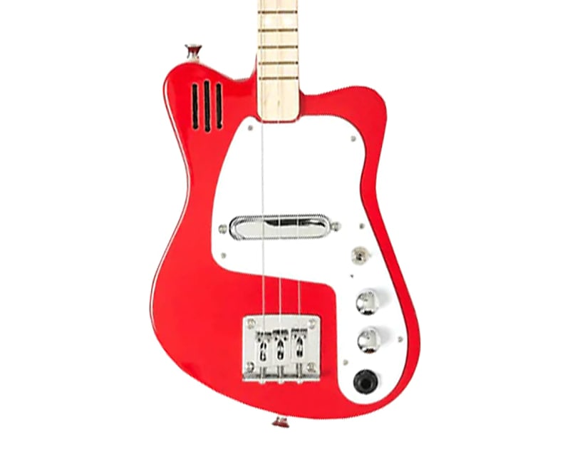 Loog Mini 3String Electric Guitar Red Reverb