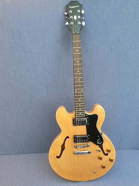 Epiphone 335 DOT reissue Natural Maple-peerless factory korea. inc original  case