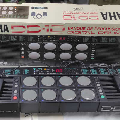 YAMAHA DD-10, 1988, in box, pedals, as NEW