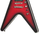 Mint Epiphone Dave Mustaine Prophecy Flying V Figured Fluence Pickups Aged Dark Red Burst w/case