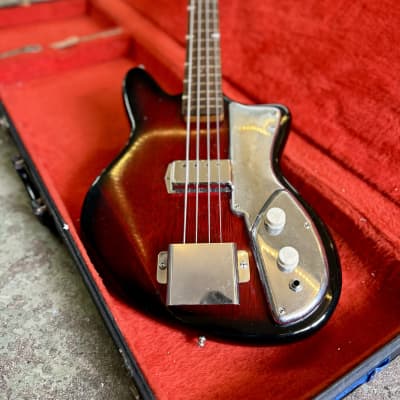 Guyatone EB-4 Bass Guitar 1960’s - Bizarre original vintage MIJ Japan image 3