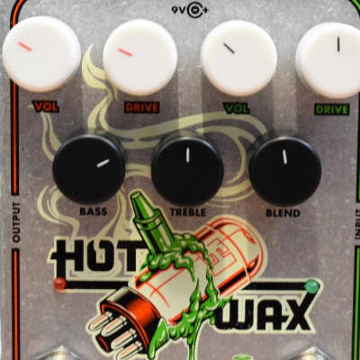 Electro-Harmonix EHX Hot Wax Dual Overdrive Hot Tubes Crayon Guitar Effect Pedal image 2