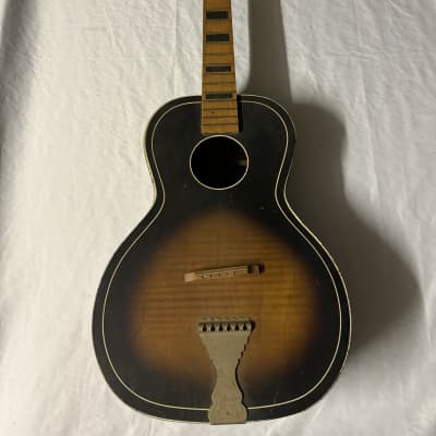 Kay Parlor Guitar *For Restoration* MIJ Japan 1950s 1960s Vintage - Sunburst image 1