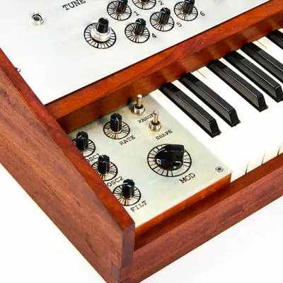 One of a kind custom, 6 Voice Analog Polysynth w/ discrete  copies of Minimoog Osc & Filters! image 3