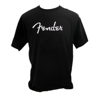 Genuine Fender Guitars Original Logo Tee Men's T-Shirt - BLACK - XL image 1