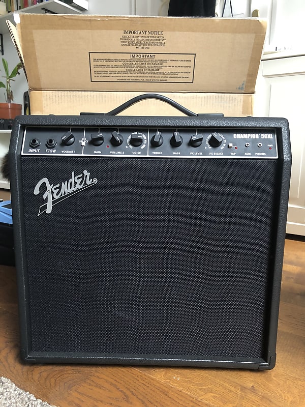 Fender Champion 50XL 2-Channel 50-Watt 1x12" Solid State Guitar Combo image 1
