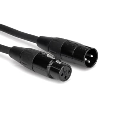 Hosa HMIC-025 25' Pro Series XLRF to XLRM Microphone Cable image 2