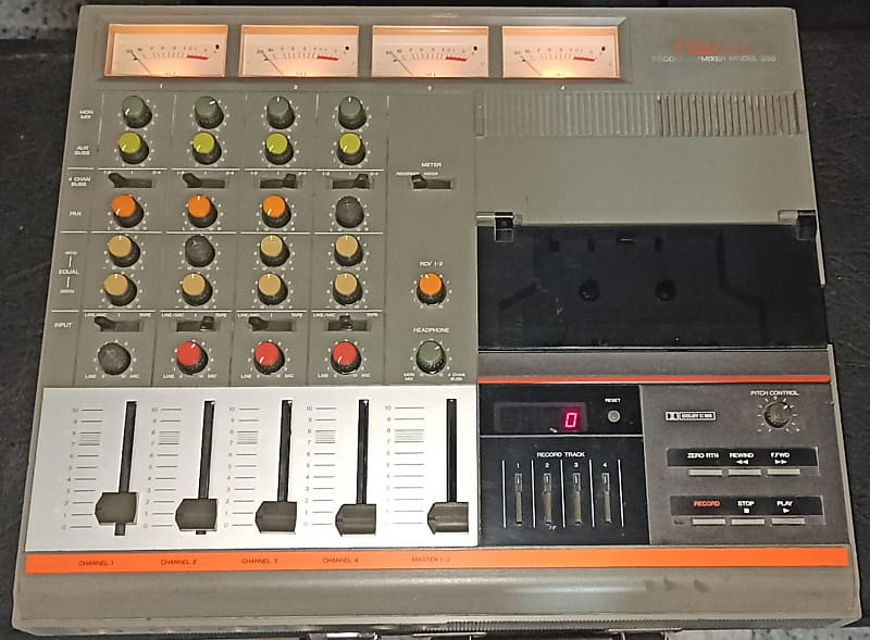 Fostex Model 250 4-Track Cassette Recorder / Mixer | Reverb